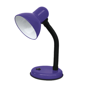 Светильник настольный под лампу IN HOME СНО-02Ф на основании 60Вт E27 фиолетовый (мягкая упаковка.)