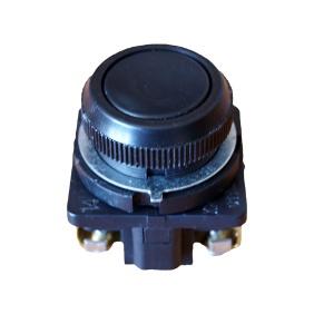 Кнопка Электротехник КЕ-011/2 У2 исполнение 2, черный, 1з+1р, цилиндр, IP40, 10А, 660В, выключатель кнопочный