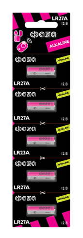 Элемент питания Фaza LR 27A BL5 (кратно 5)