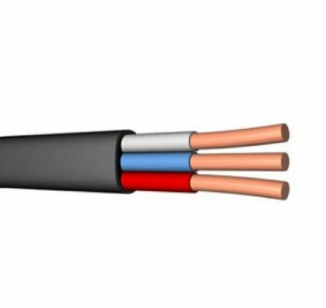 ВВГнг(А)-LS 3х2,5-0.66 плоский кабель (кратно 50)
