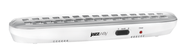 Светильник аварийный Jazzway Accu91-L30-wh 30 LED 328х51х45  белый  DC постоянный